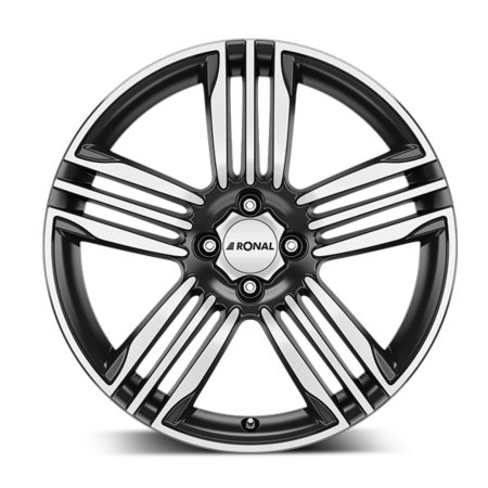 Camper-Wheels Ronal R57 4-Loch Schwarz-frontkopiert Ansicht 1