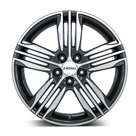 Camper-Wheels Ronal R57 5-Loch Schwarz-frontkopiert Ansicht 1