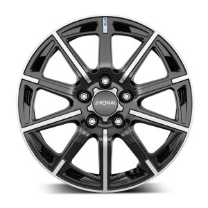 Camper-Wheels Ronal R60-Blue Jetblack-frontkopiert Ansicht 1