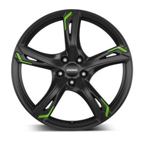 Camper-Wheels Ronal R62 JB GREEN Jetblack Ansicht 1