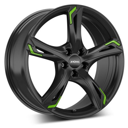 Camper-Wheels Ronal R62 JB GREEN Jetblack Ansicht 2