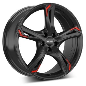 Camper-Wheels Ronal R62 JB RED Jetblack Ansicht 2