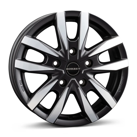 Camper-Wheels | Borbet CW5 black polished matt